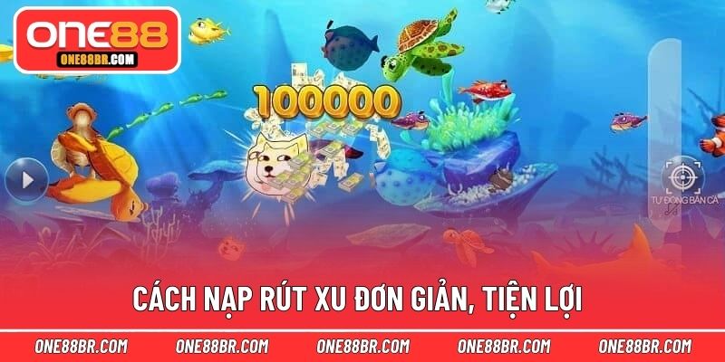 Cách nạp rút xu đơn giản, tiện lợi